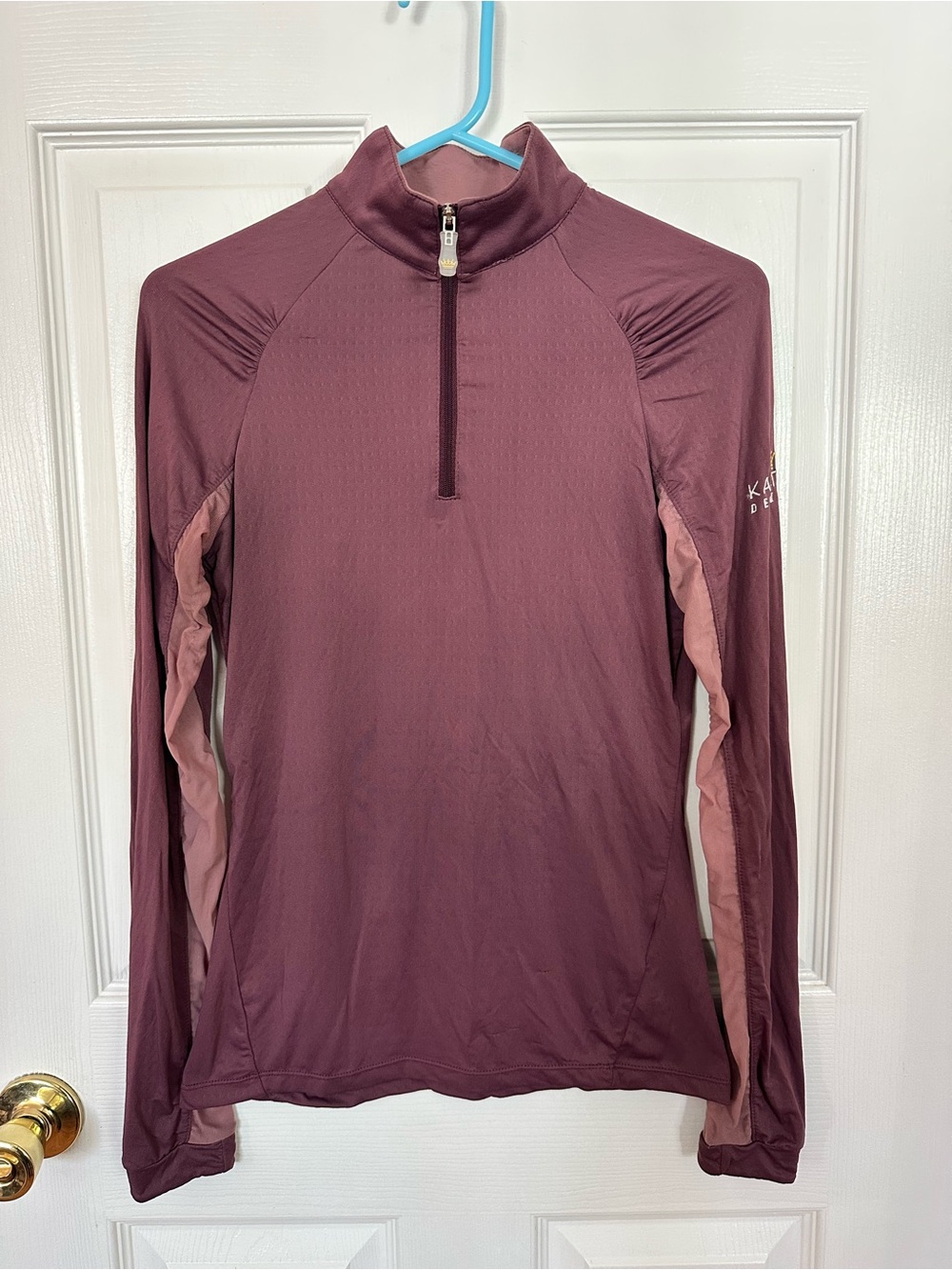 Kastel Sun shirt 1/4 Zip Performance Top - Mauve/Pink Xsmall